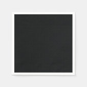 Zwart gekleurde kleine polka dot textuur b3 servet (Voorkant)