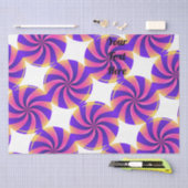 Zwart gekleurde tekst Tissue Paper Tissuepapier (Craft)