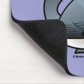 Zwart-gekreukte Titmouse Muismat (Hoek)