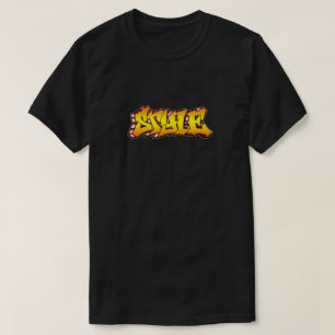 Zwart-gele stijl (graffiti) T-Shirt
