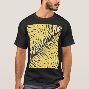 Zwart-gele tijgerstrepen: dessin. t-shirt