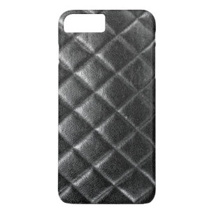 Zwart gelooide lederen tas met gelaagde cc-kaviaar Case-Mate iPhone case