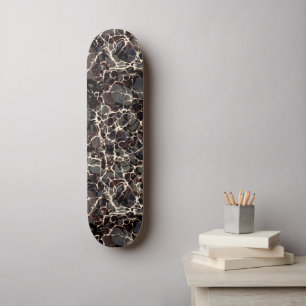 Zwart gemarmerd papieren  skateboard
