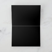 Zwart Geometrisch Nieuwe Ouders Moeder Vader Bruil Kaart (Binnen)