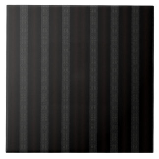 Zwart geometrisch patroon – Modern minimalistisch  Tegeltje