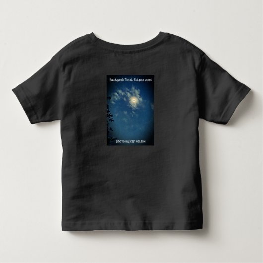 Zwart Georgetown Vriend Total Eclipse T-Shirt rect (Achterkant)