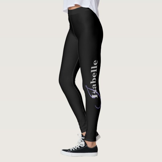 Zwart gepersonaliseerde kleding leggings (Links)