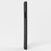 Zwart geribbeld textuurpatroonprint Case-Mate iPhone case (Achterkant/rechts)
