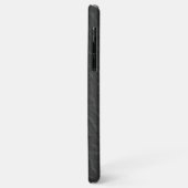 Zwart geribbeld textuurpatroonprint Case-Mate iPhone case (Achterkant/links)