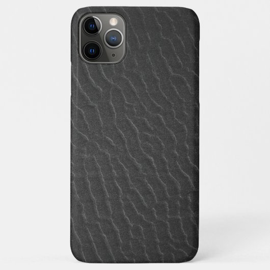 Zwart geribbeld textuurpatroonprint Case-Mate iPhone case (Achterkant)