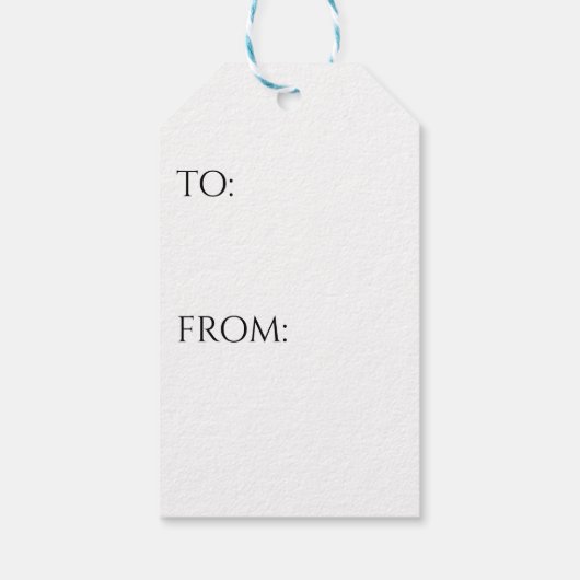 zwart geruit papier cadeaulabel (Achterkant)