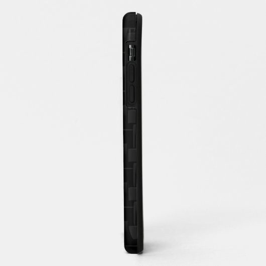 Zwart geruit patroon Case-Mate iPhone case (Achterkant/links)
