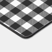 Zwart geruite Buffel Check Pattern Bureaumat (Hoek)