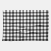 Zwart geruite Buffel Check Pattern Theedoek (Horizontaal)