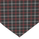 Zwart geruite patroon korte tafelloper (Hoek)