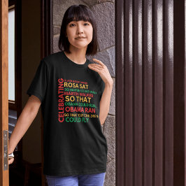 Zwart Geschiedenis Graphic T-Shirt Afro Vrouwen t-