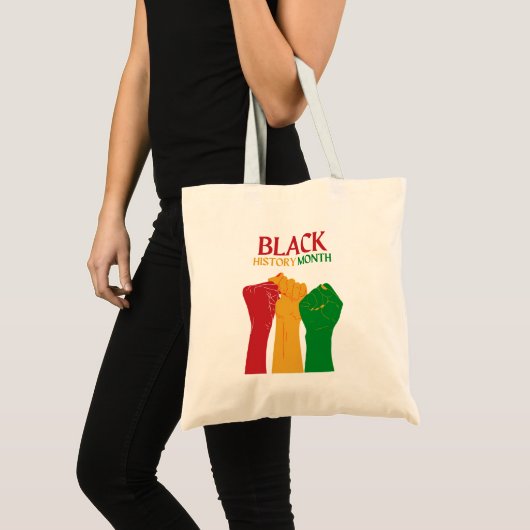 Zwart Geschiedenis Maand 2024 Tote Bag (Voorkant (product))