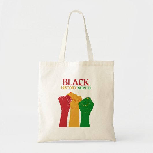 Zwart Geschiedenis Maand 2024 Tote Bag (Voorkant)