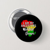 Zwart Geschiedenis Maand Afro-Amerikaans Blm Junet Ronde Button 5,7 Cm (Voorkant /achterkant)