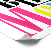 Zwart Geschiedenis Maand Afro-Amerikaans Moederdag Poster (Hoek)