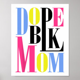 Zwart Geschiedenis Maand Afro-Amerikaans Moederdag Poster