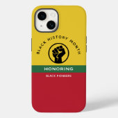 Zwart Geschiedenis Maand Afro-Amerikaanse gebogen  Case-Mate iPhone Case (Achterkant)