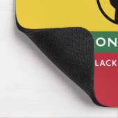 Zwart Geschiedenis Maand Afro-Amerikaanse gebogen  Muismat (Hoek)