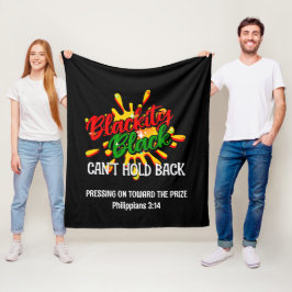 Zwart Geschiedenis Maand BLACKITY ZWART KAN NIET A Fleece Deken