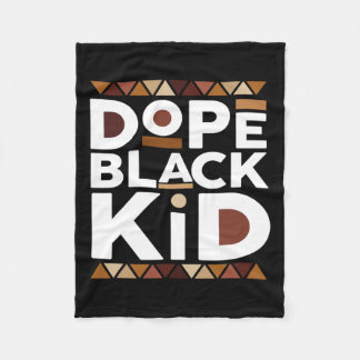 Zwart Geschiedenis Maand Familie Matching Melanine Fleece Deken