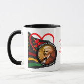 Zwart Geschiedenis Maand FREDERICK DOUGLASS Valent Mok (Links)