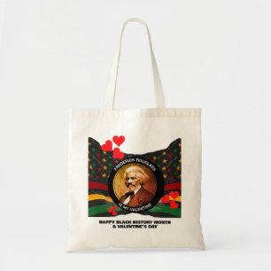 Zwart Geschiedenis Maand FREDERICK DOUGLASS Valent Tote Bag