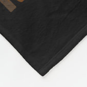 Zwart Geschiedenis Maand Kleding Ik geef les Zwart Fleece Deken (Hoek)