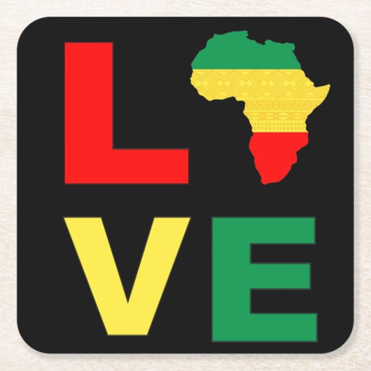 Zwart Geschiedenis Maand Melanine Mannen Vrouwen M Kartonnen Onderzetters (Voorkant)