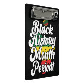 Zwart Geschiedenis Maand Melanine Mannen Vrouwen M Mini Klembord (Schuin)
