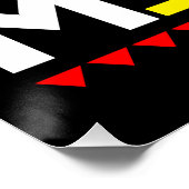 Zwart Geschiedenis Maand Melanine Mannen Vrouwen M Perfect Poster (Hoek)