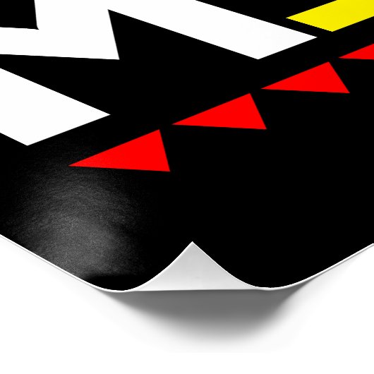 Zwart Geschiedenis Maand Melanine Mannen Vrouwen M Perfect Poster (Hoek)