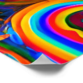 Zwart Geschiedenis Maand Melanine Meisje Magic Que Poster (Hoek)