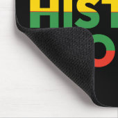 Zwart Geschiedenis Maand Mousepad Muismat (Hoek)