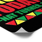 Zwart Geschiedenis Maand Niet Vandaag Nat Turner 1 Poster (Hoek)