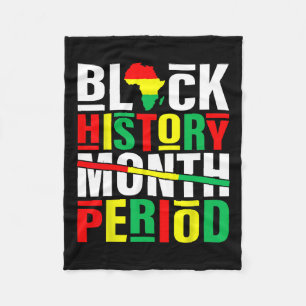 Zwart Geschiedenis Maand Periode Afrikaans Amerika Fleece Deken