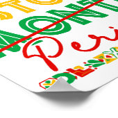 Zwart Geschiedenis Maand Periode Afro-Amerikaans Poster (Hoek)