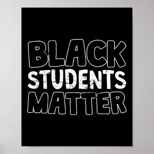 Zwart Geschiedenis Maand School Poster (Voorkant)