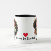 Zwart Geschiedenis MaandKoffie Mok (Midden)