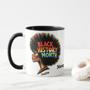 Zwart Geschiedenis MaandKoffie Mok
