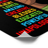 Zwart Geschiedenis S Kinder IM Zwart Kind Maand Jo Poster (Hoek)