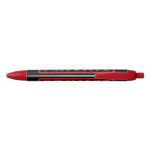 Zwart gestempeld Private Black Ink Pen (Achterkant)