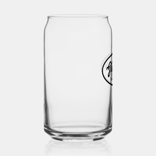 Zwart gestileerde naam bruiloft bruidsmeisje glas (Rechts)