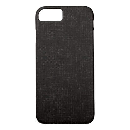 Zwart getextureerde vaste kleur Case-Mate iPhone case (Achterkant)