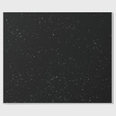 Zwart gevlekt  cadeaupapier (Vlak)
