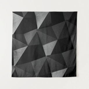 Zwart gevouwen getextureerd papier abstract glanze wandkleed